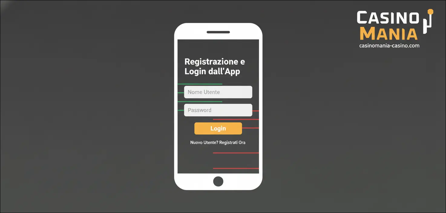 Registrazione e Login dall'App