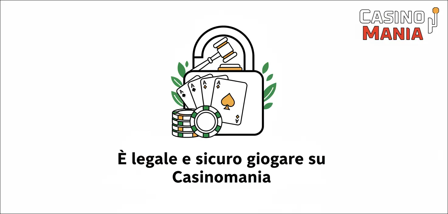 È legale e sicuro giocare su Casinomania
