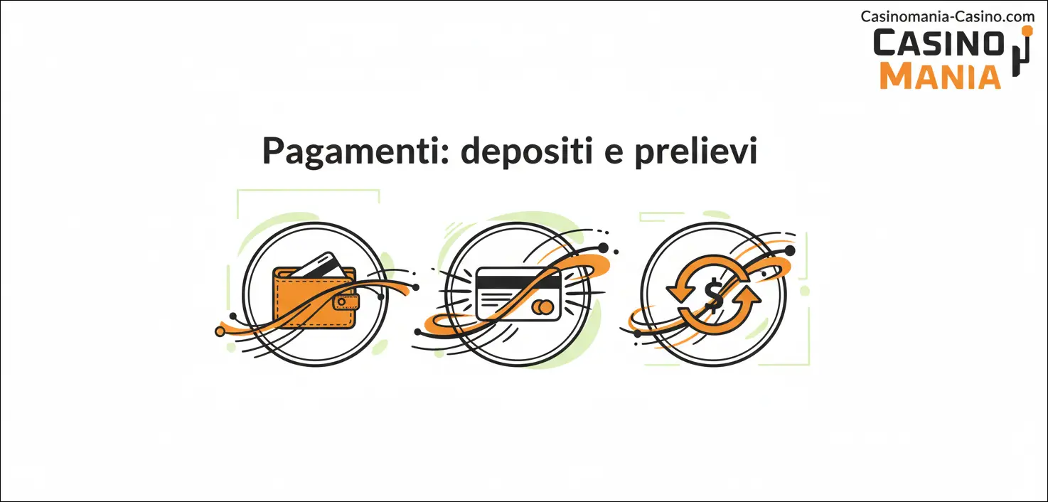 Pagamenti: depositi e prelievi