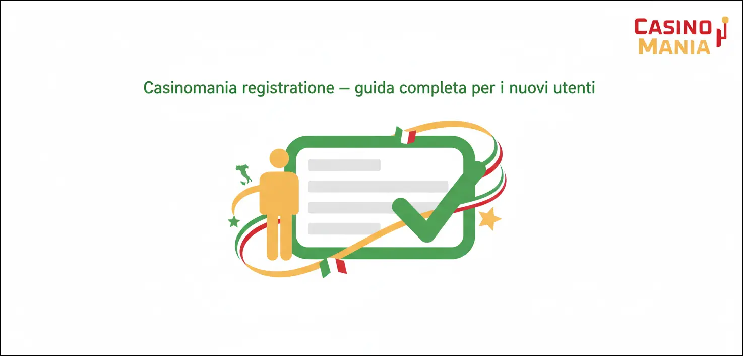 Casinomania registrazione — guida completa per i nuovi utenti