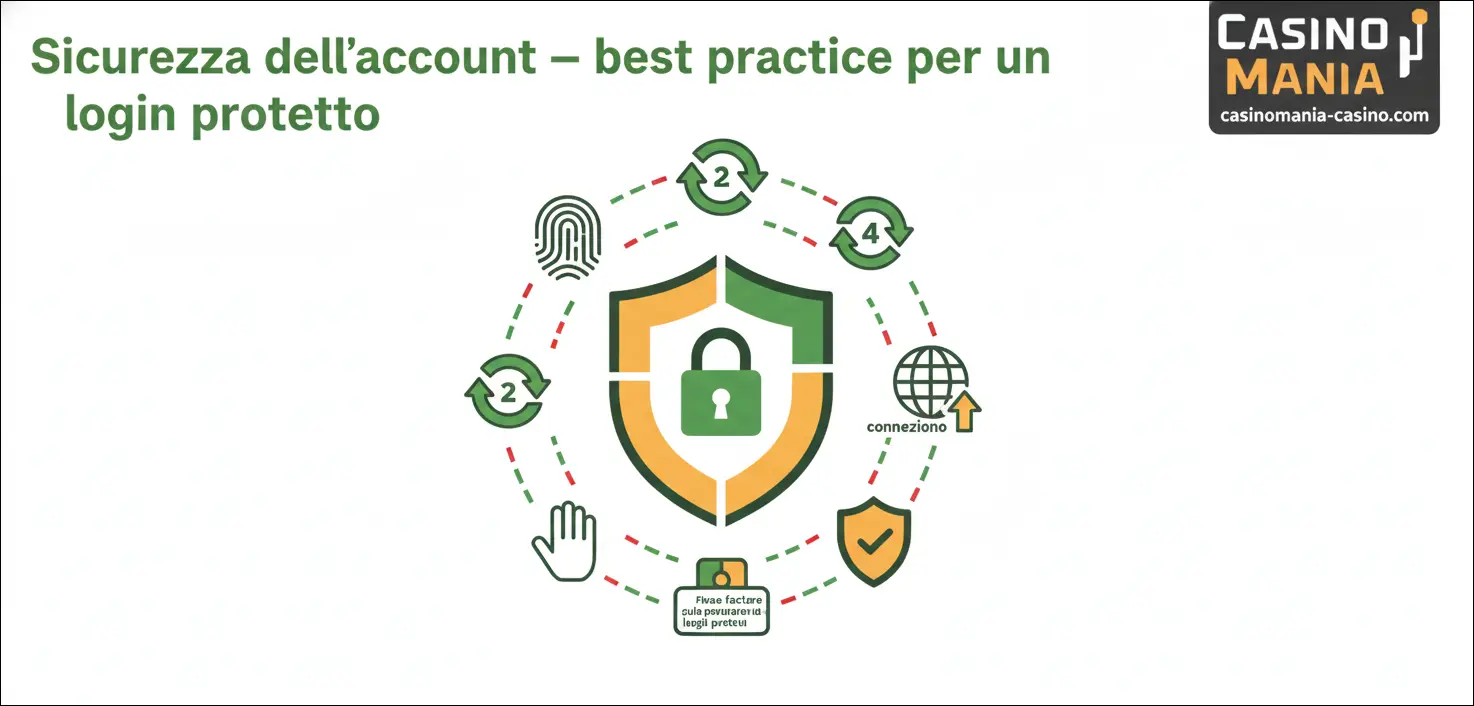 Sicurezza dell'account — best practice per un login protetto