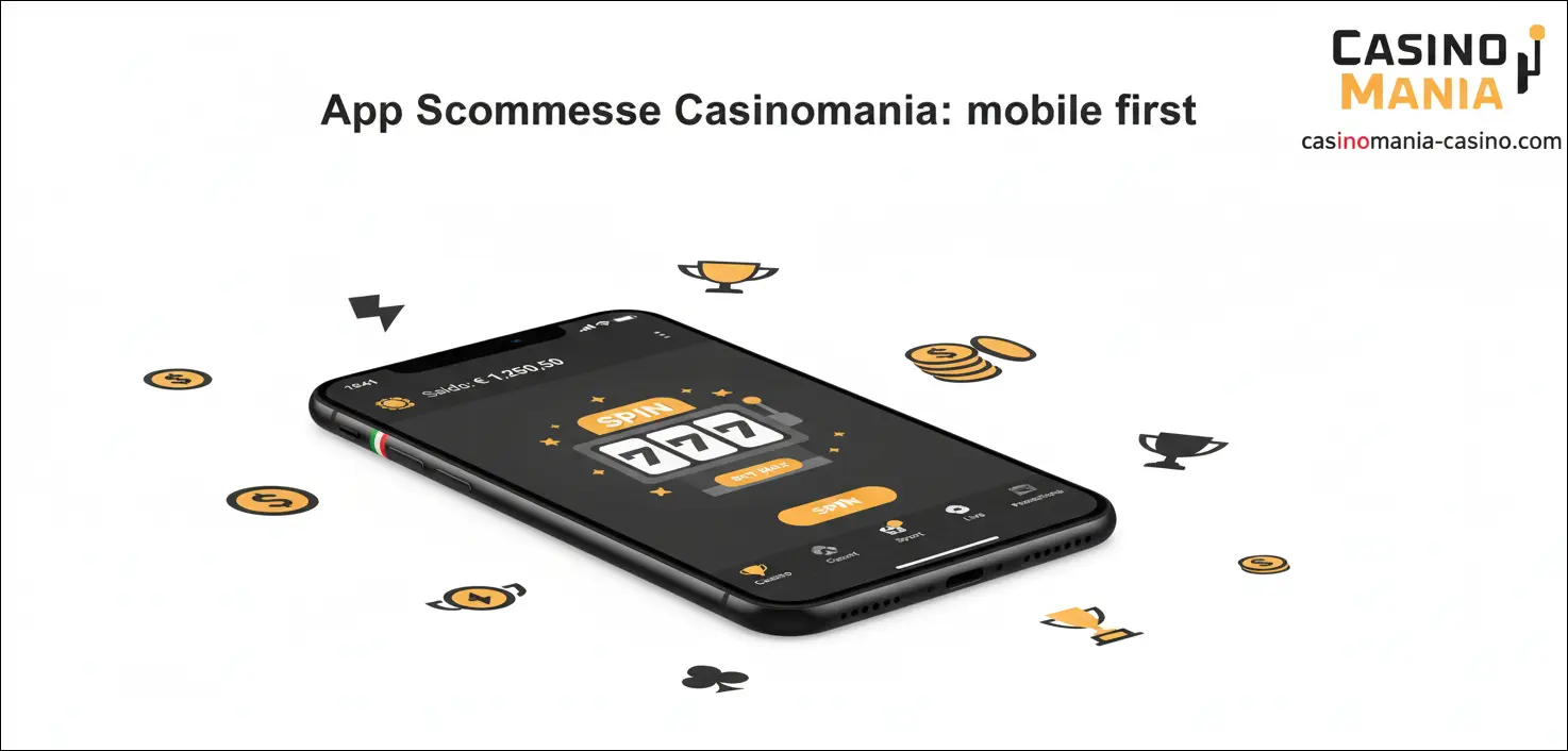 App Scommesse Casinomania: mobile first