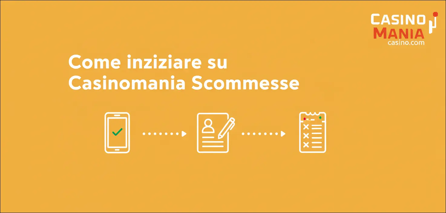 Come iniziare su Casinomania Scommesse