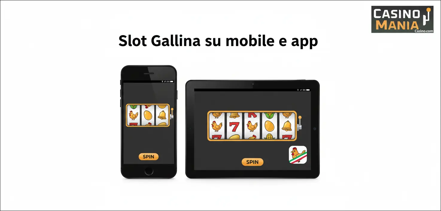 Slot Gallina su mobile e app